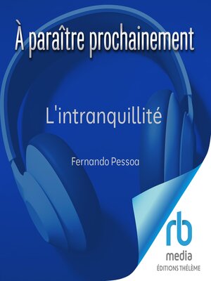cover image of L'intranquillité
